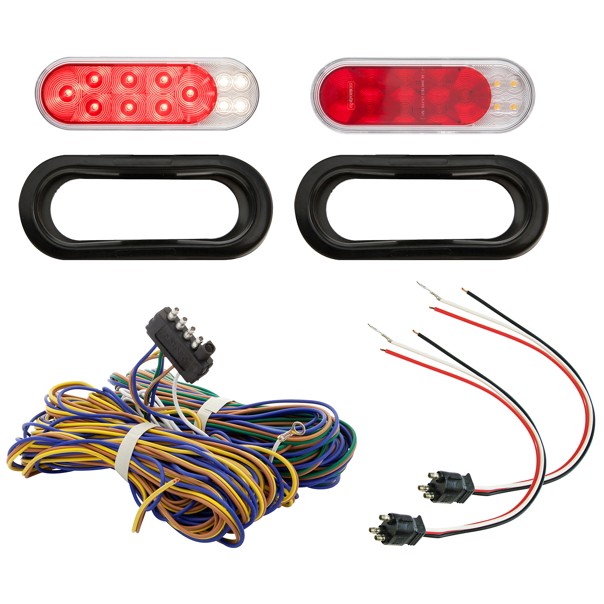 FUSION 16-LED 6" STOP/TURN/TAIL/BACKUP LIGHT KIT